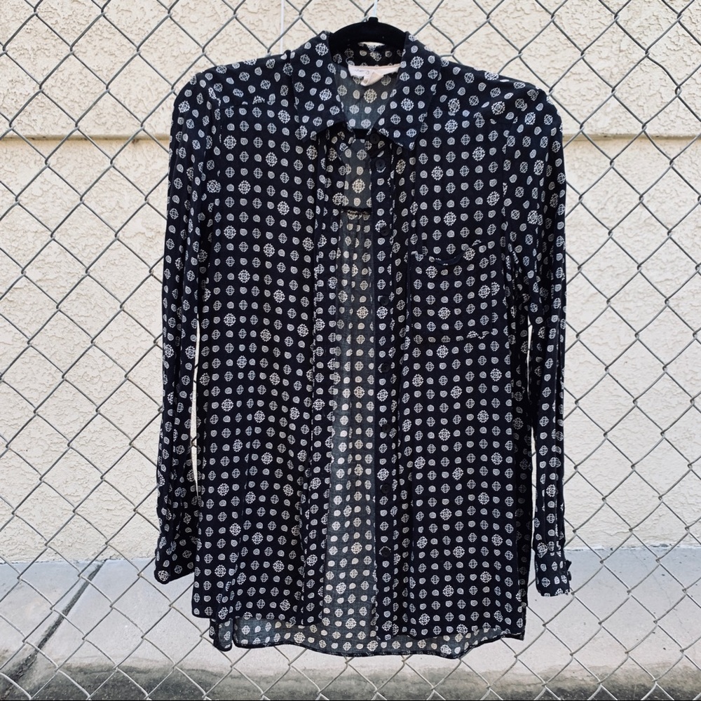 Printed Button Down